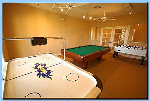 The games room, available to people staying in our Villa.