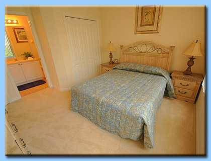 The Holiday Villa�s fifth bedroom has large queen size bed.
