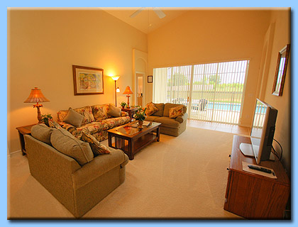 The living room / lounge area of our Luxury Villa