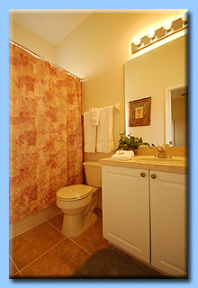 The ensuite bathroom with the second master bedroom.