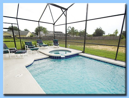 A different view of the Spa in the pool area.