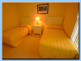 Another twin bedroom in the Villa.