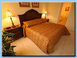 One of the 5 bedrooms in the Villa.