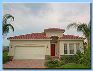 The front view of our luxury Orlando Holiday Villa