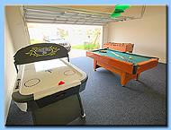 Games Room in our holiday Villa