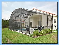 The private pool area, part of our luxury Villa