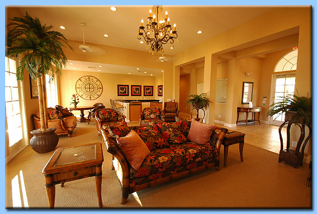 Inside the Tuscan Hills Club House